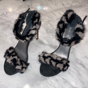 Mink Stuart Weitzman Heels